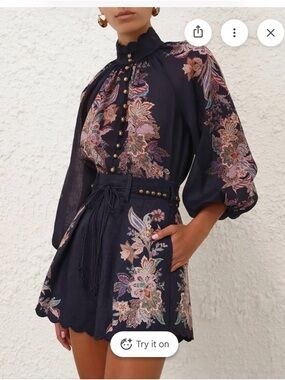 Zimmerman Rhiannon shorts and blouse set